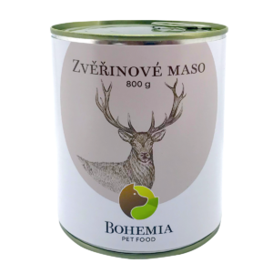 Bohemia Pet Food BOHEMIA Zvěřinové maso ve vlastní šťávě 800 g
