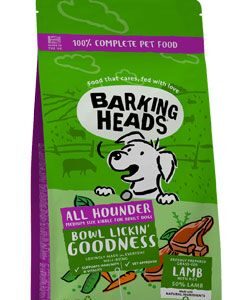 BARKING HEADS All Hounder Bowl Lickin Good Lamb 2kg