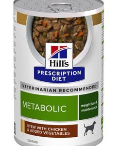 Hill’s Can. PD Metabolic Weight Loss Chick&Veg Kon354g