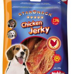 Nobby StarSnack Chicken Jerky pamlsek kuřecí filety 375g