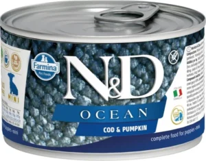 N&D OCEAN Dog konz. Cod & Pumpkin Puppy Mini 140 g