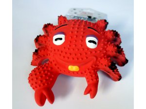 HRAČKY SALAČ Krab pískací - LATEX 19cm (50/1)
