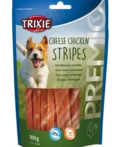 Trixie Premio CHICKEN CHEESE STRIPES se sýrem 100g TR
