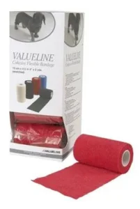 KRUUSE Obinadlo elast. VALUELINE 10cmx4,5m červené 1ks