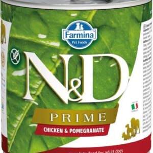 N&D PRIME Dog konz. Chicken & Pomegranate 285 g