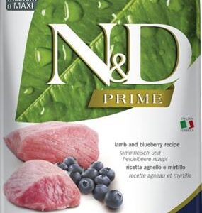 N&D PRIME Dog GF Lamb & Blueberry Adult Medium & Maxi 12 kg