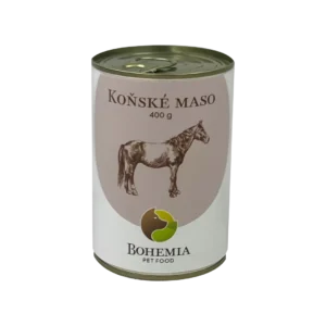 Bohemia Pet Food BOHEMIA Koňské maso ve vlastní šťávě 400g