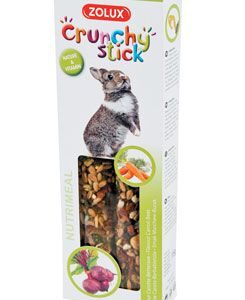 Zolux S.A.S. Pochoutka CRUNCHY STICK mrkev/řepa pro králíky Zolux