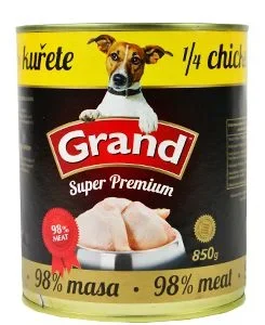 GRAND konz. pes Extra s 1/4 kuřete 850g