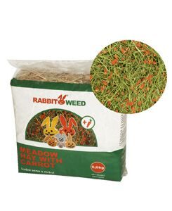 Seno luční s mrkví RabbitWeed 0,6kg 1,9 l