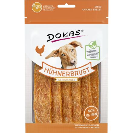 Dokas - Kuřecí prsa plátky 70 g Dokas - Kuřecí prsa plátky 70 g