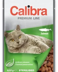 Calibra Cat kapsa Premium Sterilised Salmon 6x100g