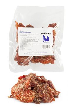 Want Dog poch. Sušené kuřecí Jerky se sezamem 250 g Want Dog poch. Sušené kuřecí Jerky se sezamem 250 g