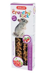 Zolux S.A.S. Pochoutka CRUNCHY STICK šípek/rybíz pro činčily Zolux