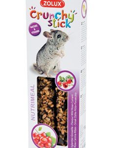Zolux S.A.S. Pochoutka CRUNCHY STICK šípek/rybíz pro činčily Zolux
