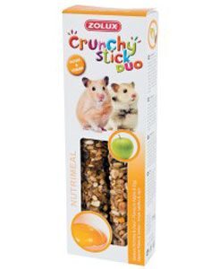Pochoutka CRUNCHY STICK jablko/vejce pro křečky Zolux