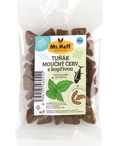 UGF – Pamlsky pro psy Tuňák – Moučný červ 80g