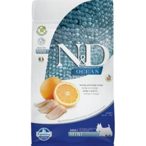 N&D OCEAN Dog GF Herring & Orange Adult Mini 800 g