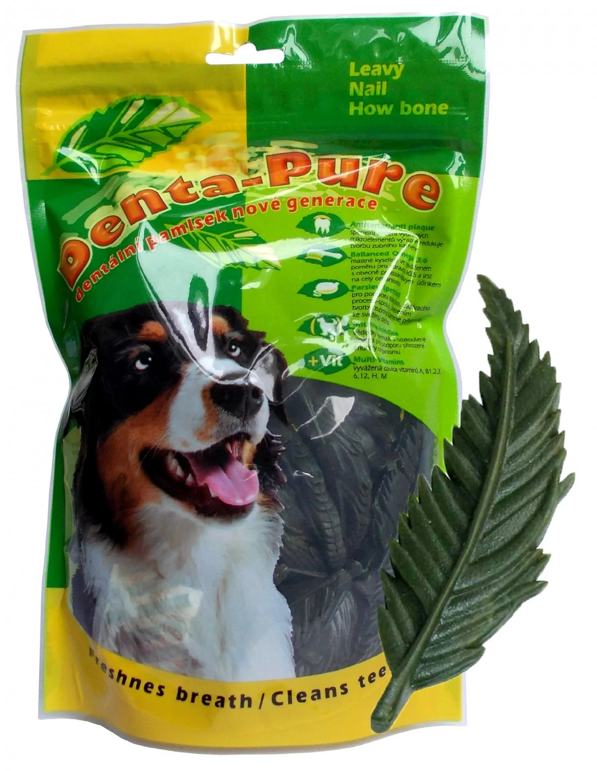 Denta Pure Leavy Bone 3" 7,5cm MINT green 50ks Denta Pure Leavy Bone 3" 7,5cm MINT green 50ks
