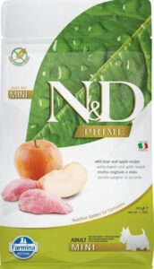N&D PRIME Dog GF Wild Boar & Apple Adult Mini 800 g