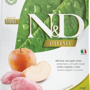 N&D PRIME Dog GF Wild Boar & Apple Adult Mini 800 g