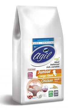 Agil Junior Large&Giant Low Grain Chicken, Lamb, 10kg Agil Junior Large&Giant Low Grain Chicken, Lamb, 10kg