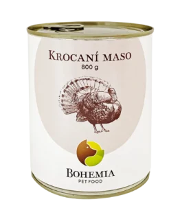 Bohemia Pet Food BOHEMIA Krocaní maso ve vlastní šťávě 800 g