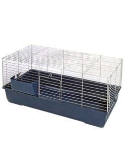 Klec Bunny Bungallow chrom skládaná 120cm