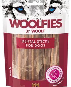 Pochoutka dentální Woolfies Dental Sticks S 200g