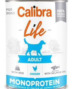 Calibra Dog Life  konz.Adult Chicken with rice 400g