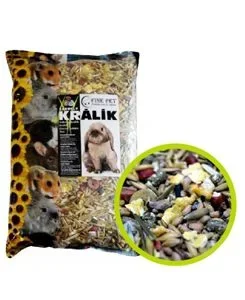 FINE PET Zakrslý králík premium 800g