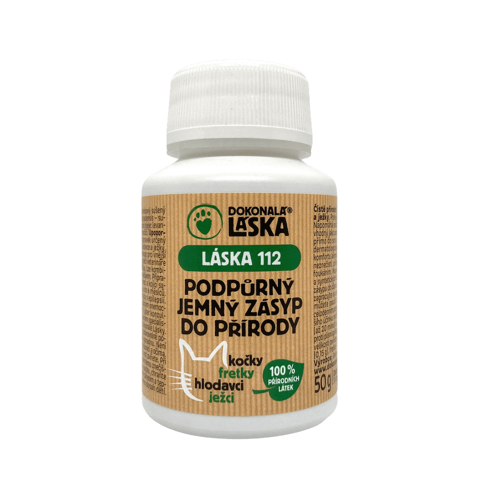 Dokonalá Láska LÁSKA 112 Podpůrný přírodní zásyp pro kočky Dokonalá Láska LÁSKA 112 Podpůrný přírodní zásyp pro kočky