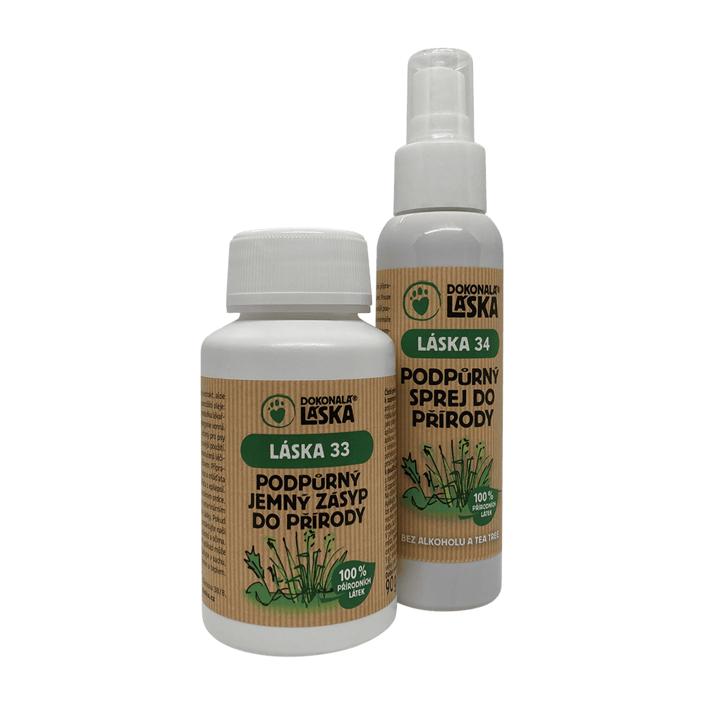 Dokonalá Láska Posílený účinek pro pobyt v přírodě / Zvýhodněný set Láska 33 + Láska 34 100 ml Dokonalá Láska Posílený účinek pro pobyt v přírodě / Zvýhodněný set Láska 33 + Láska 34 100 ml