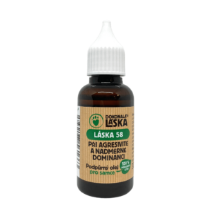 Dokonalá Láska LÁSKA 58 Při agresivitě a nadměrné dominanci pro samce - podpůrný olej 30 ml