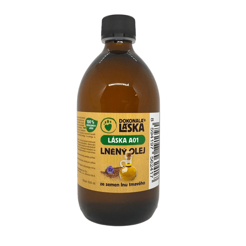 Dokonalá Láska Láska A01 Lněný olej 500 ml Dokonalá Láska Láska A01 Lněný olej 500 ml