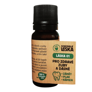 Dokonalá Láska LÁSKA 01 Pro zdravé zuby a dásně - pro pejsky 10 ml