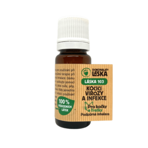 Dokonalá Láska LÁSKA 103 KOČIČÍ VIRÓZY A INFEKCE Podpůrná inhalace pro kočky a fretky 10 ml