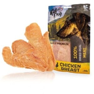 KIDDOG SUPER PREMIUM 100% kuřecí prsa, tenké plátky 50 g