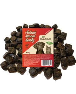 NATURECA pochoutka Masové kostky-Zajíc, 100%maso 150g