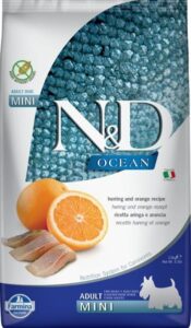N&D OCEAN Dog GF Herring & Orange Adult Mini 2,5 kg