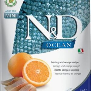 N&D OCEAN Dog GF Herring & Orange Adult Mini 2,5 kg
