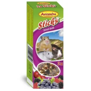 Avicentra tyčinky malý hlodavec lesní ovoce 2ks