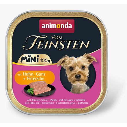 ANIMONDA paštika Vom Feinsten MINI - kuře, kachna, petržel pro psy 100 g ANIMONDA paštika Vom Feinsten MINI - kuře, kachna, petržel pro psy 100 g