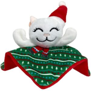 Hračka vánoč. KONG Holiday Crackles Santa Kitty