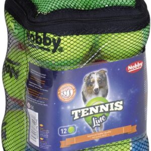 Nobby Tennis Line hračka tenisový míček barevný M 6,5cm 12ks