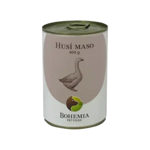 Bohemia Pet Food BOHEMIA Husí maso ve vlastní šťávě 400g