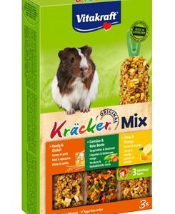 Vitakraft Rodent Guinea pig Kräcker honey/veg/citr 3ks
