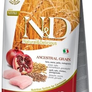 N&D ANCESTRAL GRAIN Dog LG Chicken, Spelt, Oats & Pomegranate Puppy Mini 2,5 kg