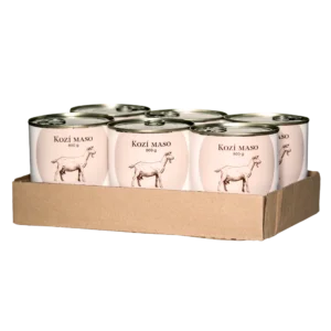 Bohemia Pet Food SIX PACK BOHEMIA Kozí maso ve vlastní šťávě 800 g