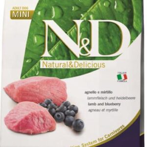 N&D PRIME Dog GF Lamb & Blueberry Adult Mini 800 g